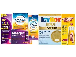 Save 20% off Allegra, Xyzal, Icy Hot and Aspercreme PICKUP OR DELIVERY ONLY