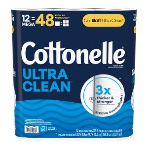 Save 20% off Cottonelle Mega Roll Toilet Paper 12ct PICKUP OR DELIVERY ONLY