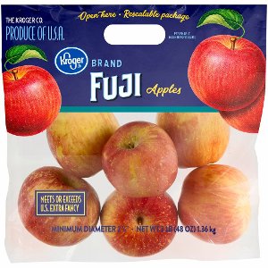 Free Kroger Brand Fuji Apples 3lb Bag KROGER DELIVERY ONLY