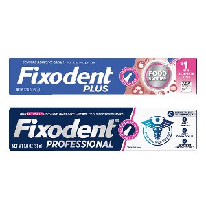 Save $3.00 on 3 Fixodent Denture Adhesive