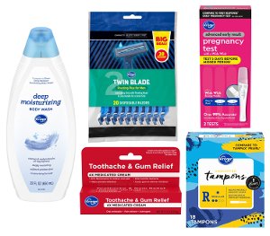 Save 25% off Kroger and Simple Truth personal care select items PICKUP OR DELIVERY ONLY