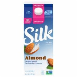 Save $1.00 on Silk Almond Milk or Oatmilk