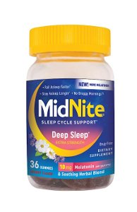 Save $3.00 on MidNite Sleep Health Tablets or Gummies