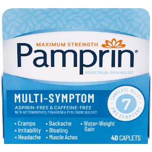 Save $1.00 on Pamprin Menstrual Pain Relief Caplets