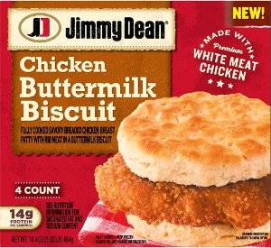 Save $2.50 on Jimmy Dean Breakfast Chicken Biscuit Sandwich PICKUP OR DELIVERY ONLY