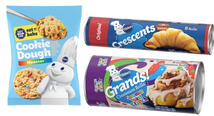 Save $1 on Pillsbury dough PICKUP OR DELIVERY ONLY