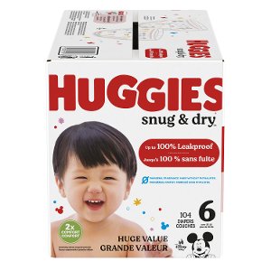 Save $5.00 on Snug & Dry Huge Pack Diapers