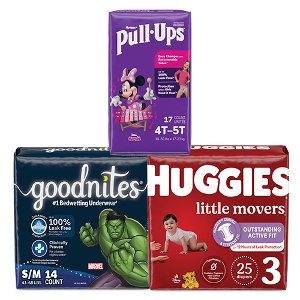 Spend $25 Save $5 on Huggies select Diapers, Pull-Ups, Baby Wipes PICKUP OR DELIVERY ONLY