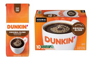 $5.99 Dunkin Coffee or K-Cups