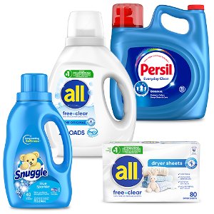 Save 30% on Purex, Persil, all® free clear, Snuggle select laundry items PICKUP OR DELIVERY ONLY