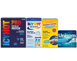 Save $3 on Unisom, Icy Hot & Aspercreme PICKUP OR DELIVERY ONLY