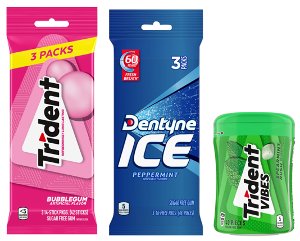 Save 20% on Trident and Dentyne Gum 3pks and Vibes bottles PICKUP OR DELIVERY ONLY