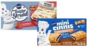 Save 20% on Pillsbury Toaster Strudel 6ct and Mini Cinnamon Rolls 4ct PICKUP OR DELIVERY ONLY