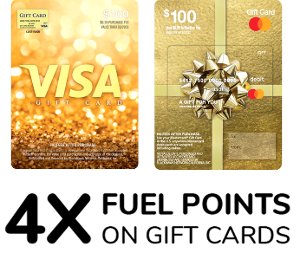 Get 4x FUEL POINTS