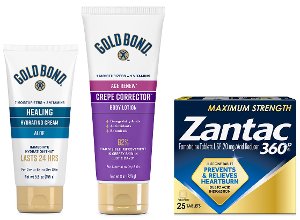 Save 25% on Gold Bond Lotion 3oz-14.5oz and Zantac 360 25ct PICKUP OR DELIVERY ONLY