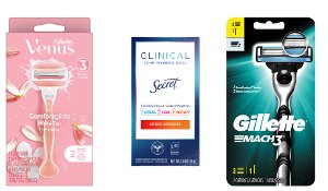 $6.99 Gillette, Venus or Secret Clinical