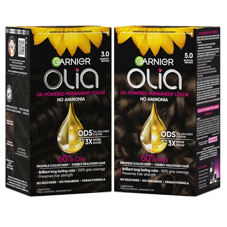 Save $6.00 on 2 Garnier® Olia® haircolor products