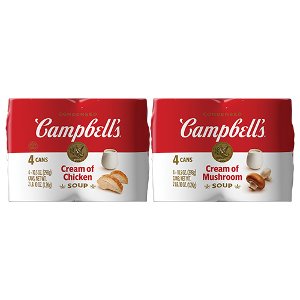 Save $1.50 on Campbell’s® Cream of Chicken, Cream of Mushroom 4pk PICKUP OR DELIVERY ONLY