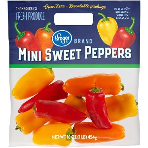 $1.99 Kroger Mini Sweet Peppers, 1 lb