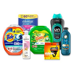 Save 20% on Gillette, Venus, Always, Gain, Tide, Pantene select items PICKUP OR DELIVERY ONLY