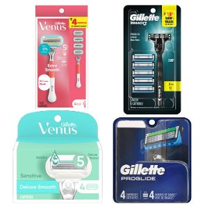 $14.99 Venus or Gillette Value Pack