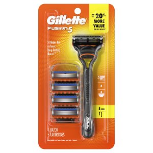 $17.99 Gillette Fusion5 or ProGlide