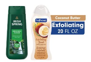 $2.99 Softsoap or Irish Spring Body Wash