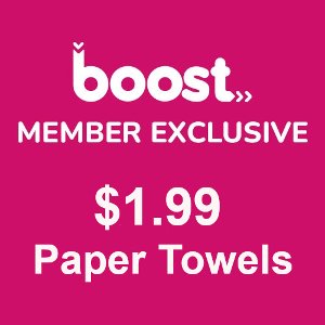 Boost Member Exclusive, Kro Paper Towels - $1.99