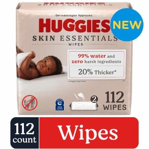 Save $2.00 on Huggies Skin Essentials Wipes, 2X