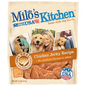 Save $1.00 on Milo's Kitchen Dog Snacks