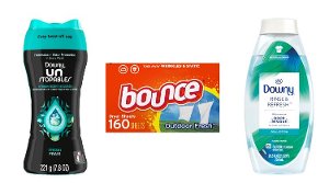 $4.99 Downy, Bounce or Tide