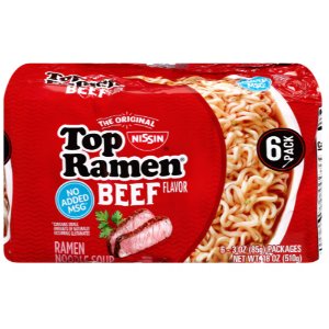 Save $.50 on Nissin Top Ramen 6 pack