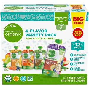 Save $1.00 on Simple Truth Organic Big Deal Pouch Variety Pack