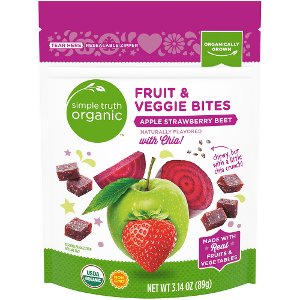 Save $1.00 on Simple Truth Organic Fruit & Veggie Bites