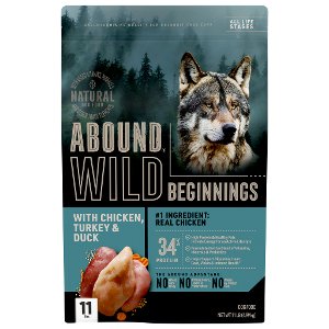 Save $2.00 on Abound Wild Dry Dog Food