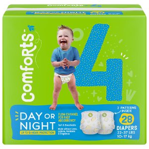 Save $0.50 on Comforts Jumbo Diapers