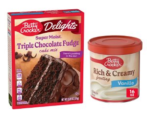 Save 20% on Betty Crocker Delights Cake Mix & Frosting PICKUP OR DELIVERY ONLY