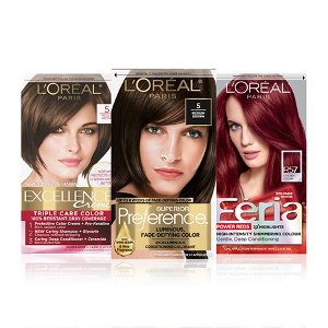 Save $6.00 on 2 L'Oreal Paris Preference, Excellence or Feria Hair Colors