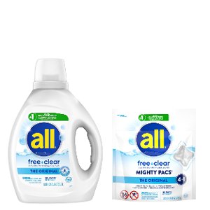 Save $2.00 on all® free clear Product