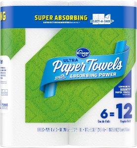 $5.99 Kroger Ultra Paper Towels