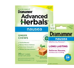 Save $1.00 on Dramamine Nausea Products