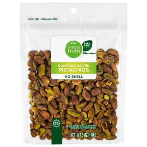 Save $1.00 on Simple Truth Roasted & Salted No Shell Pistachios