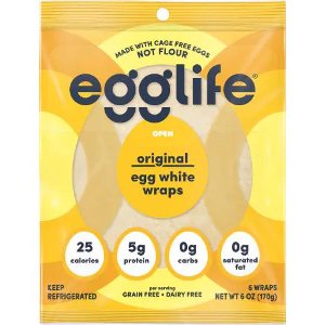 Save $1.00 on Egglife Egg White Wraps