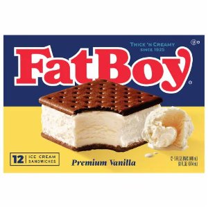 Save $2.00 on Fatboy Ice Cream Sandwiches