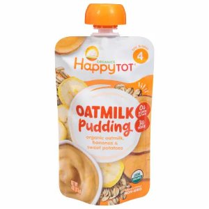 Save $1.00 off 4 Happy Family Oatmilk Pudding Pouch