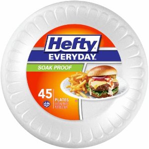 Save $1.50 on Hefty Low Count Foam Plates or Bowls