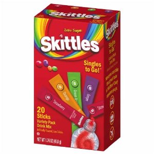 Save $1.00 on Skittles Drink Sticks