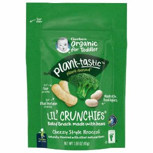 Save $1.00 off 2 Gerber Organic Crunchies or Puffs