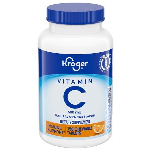 Save $2.00 on Kroger Vitamin C Chewable Tablets 500mg