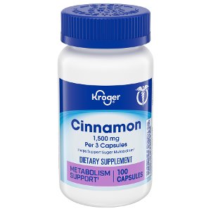 Save $1.00 on Kroger Cinnamon Capsules 1500mg